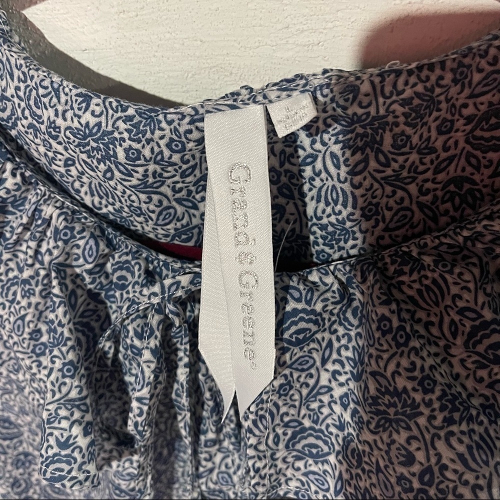 Women’s Flower-print Top L - Picture 4 of 5